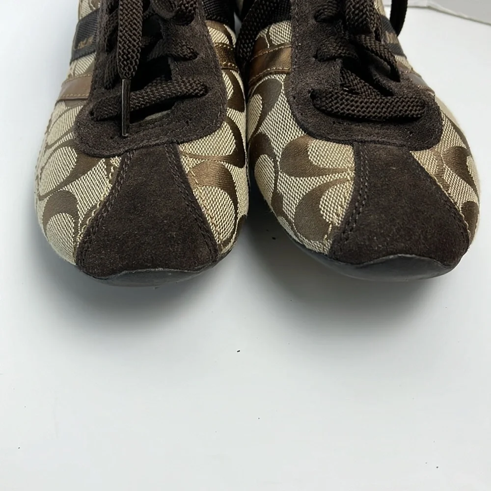 Coach Belina Logo Sneakers Sz 7.5